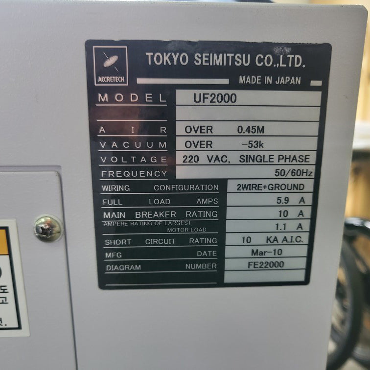 Accretech / TSK UF 2000 Prober