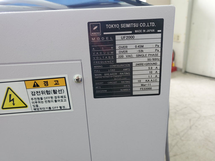 Accretech / TSK UF 2000 Prober