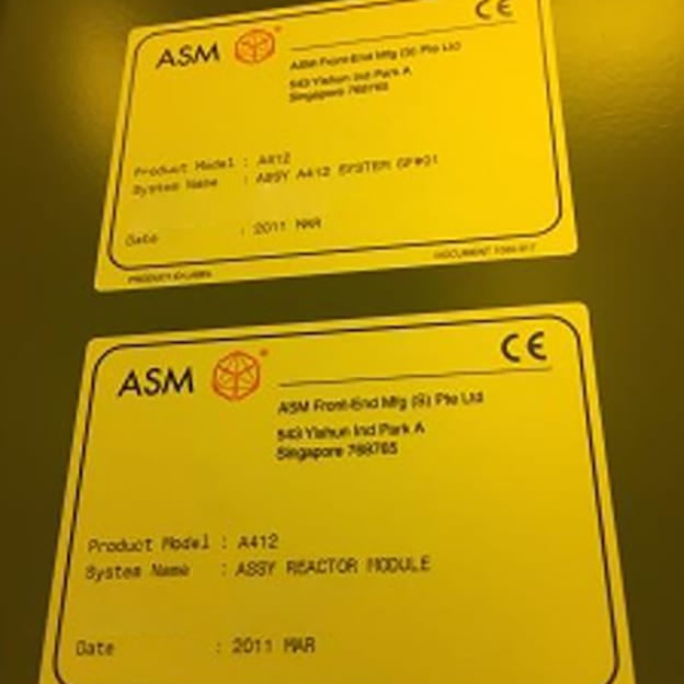 ASM A 412 LPCVD Furnace (Low Pressure Chemical Vapor Deposition)
