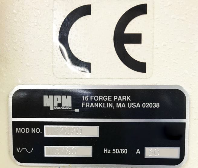 Speedline / MPM UP 2020 Screen Printer