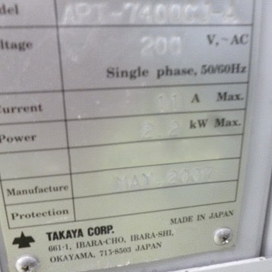 Takaya APT 7400 CJ-A Flying Probe