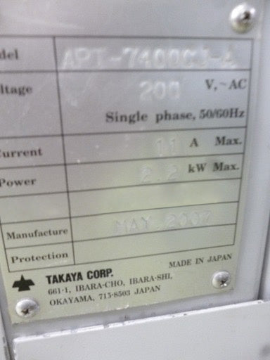 Takaya APT 7400 CJ-A Flying Probe