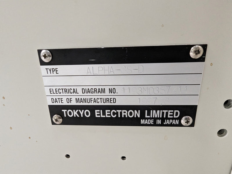 Tel A 8 S D LPCVD Vertical Furnace (Low Pressure Chemical Vapor Deposition)
