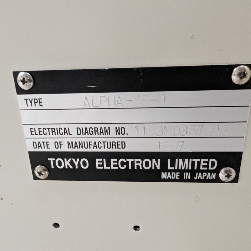 Tel A 8 S D LPCVD Vertical Furnace (Low Pressure Chemical Vapor Deposition)