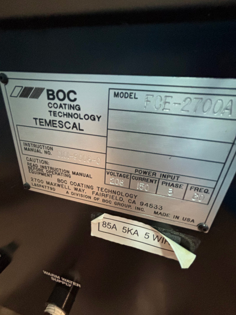 Ferrotec / Temescal FCE 2700 A