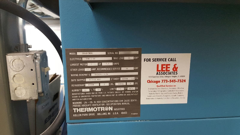 Thermotron SM 8 3800 Thermal Chamber