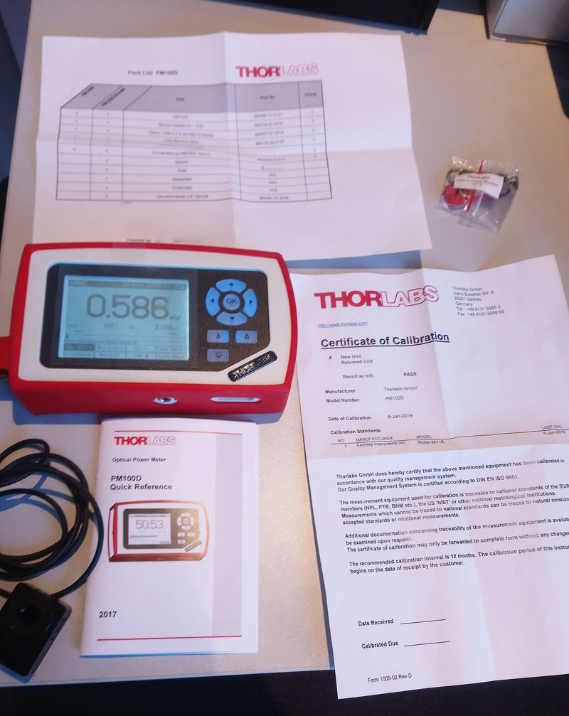Thorlabs PMD 100 D Optical Power Meter
