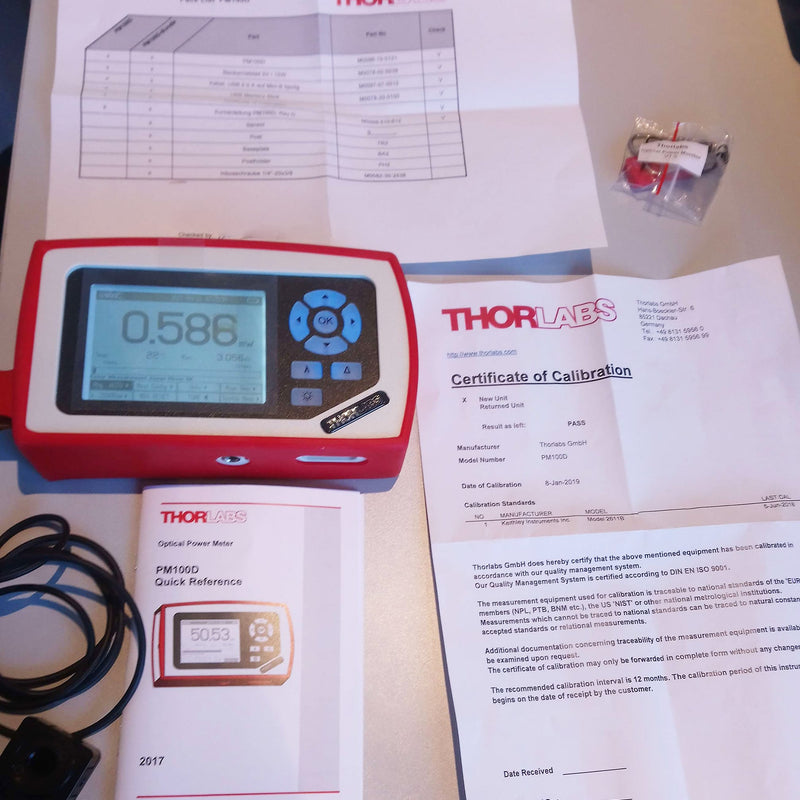 Thorlabs PMD 100 D Optical Power Meter