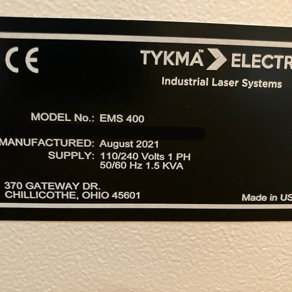 Tykma Electrox EMS 400 Laser Marker