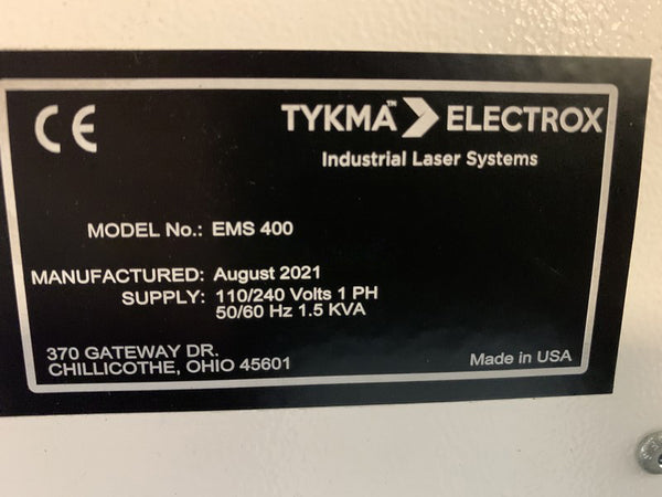 Tykma Electrox EMS 400 Laser Marker