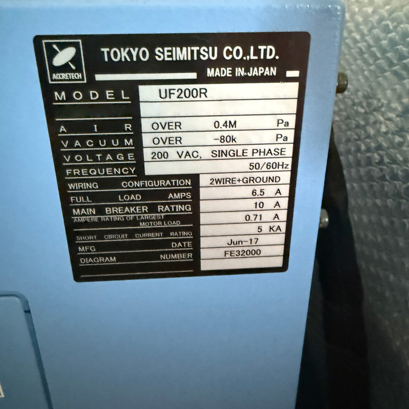 Accretech / TSK UF 200 R Prober