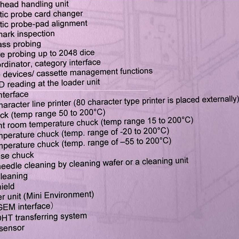 Accretech / TSK UF 3000 EX Automatic Wafer Prober