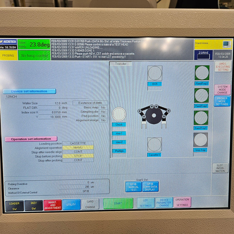 Accretech / TSK UF 3000 EX Automatic Wafer Prober