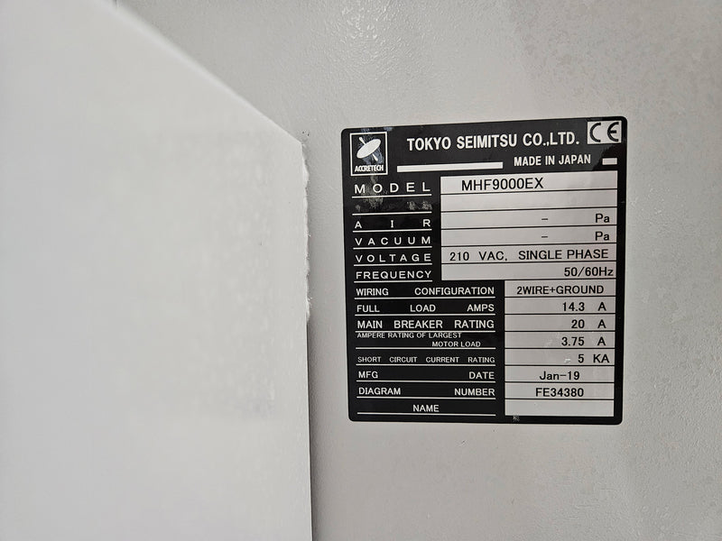 Accretech / TSK UF 3000 EX Automatic Wafer Prober