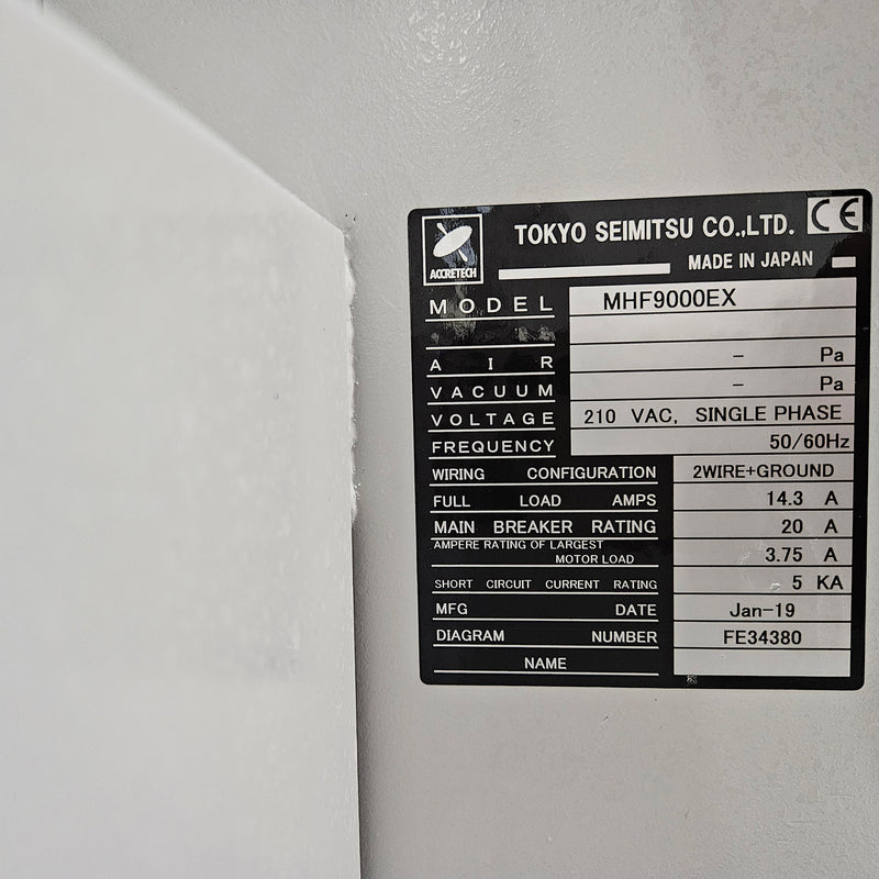 Accretech / TSK UF 3000 EX Automatic Wafer Prober
