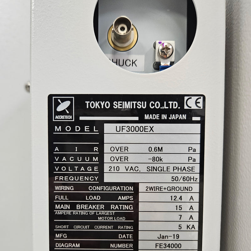 Accretech / TSK UF 3000 EX Automatic Wafer Prober