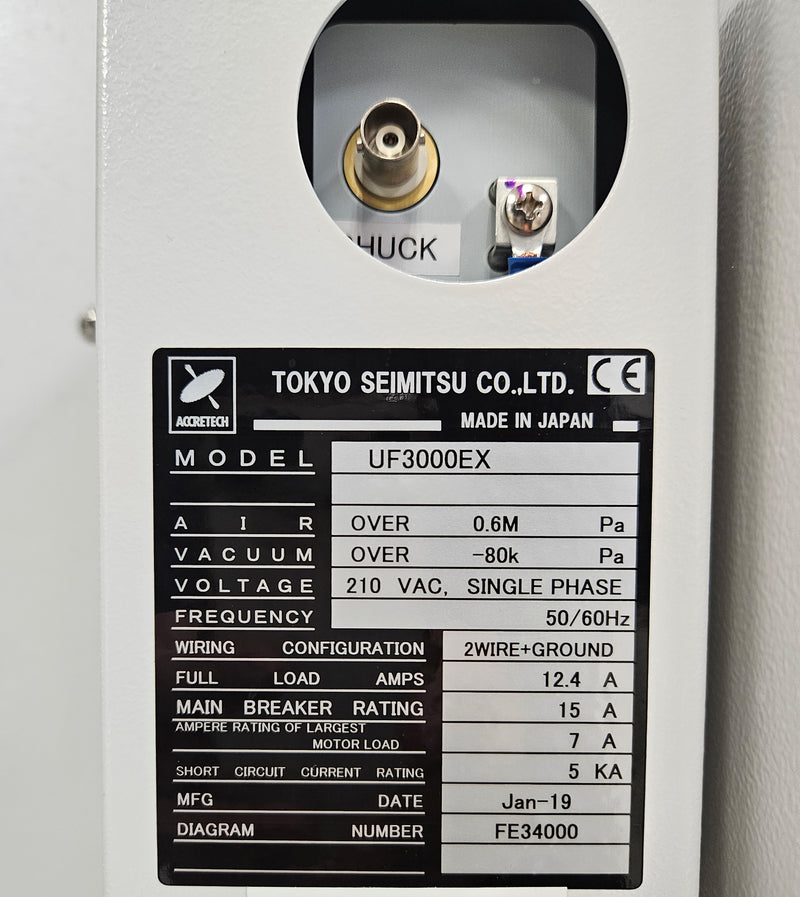 Accretech / TSK UF 3000 EX Automatic Wafer Prober