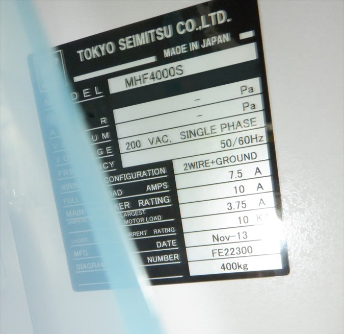 Accretech / TSK UF 2000 Prober