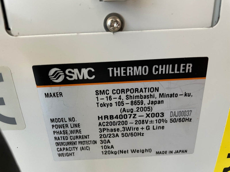 SMC HRB 4007 Z X 003 Chiller
