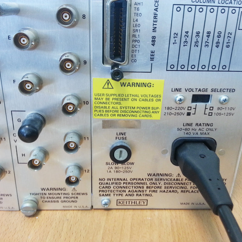 Keithley 707 Switch Matrix Mainframe