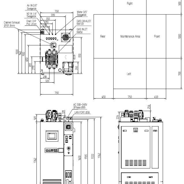 Micro Assembly Technologies MAT 508 BWA-S Gas Abatement System