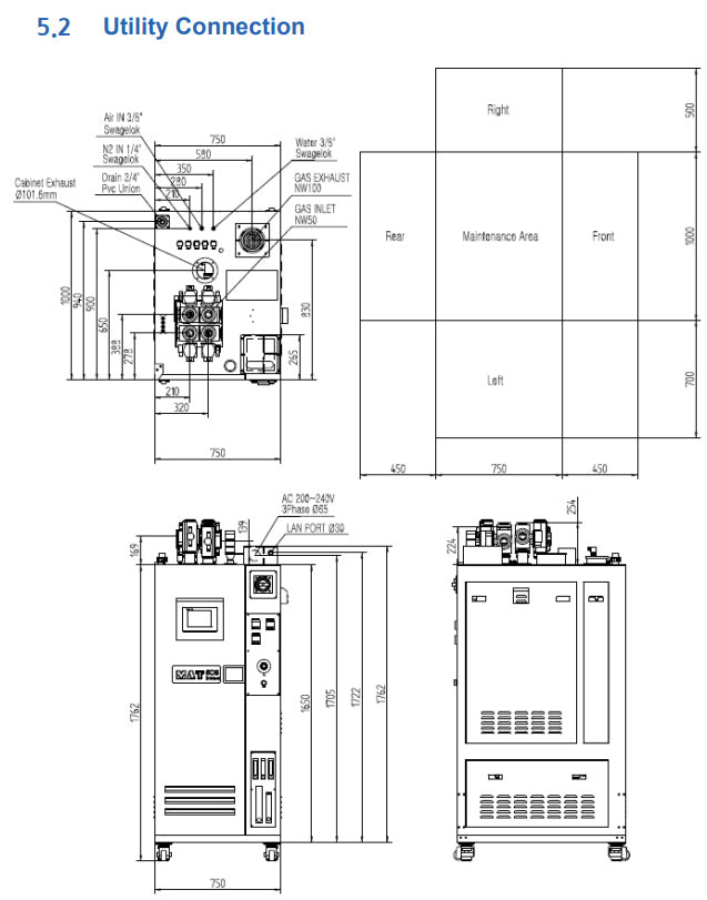 Micro Assembly Technologies MAT 508 BWA-S Gas Abatement System