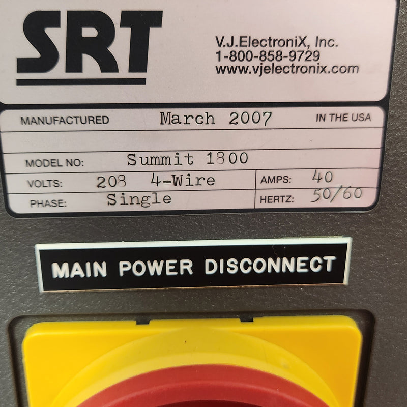 VJ Electronix Summit 1800 Rework System