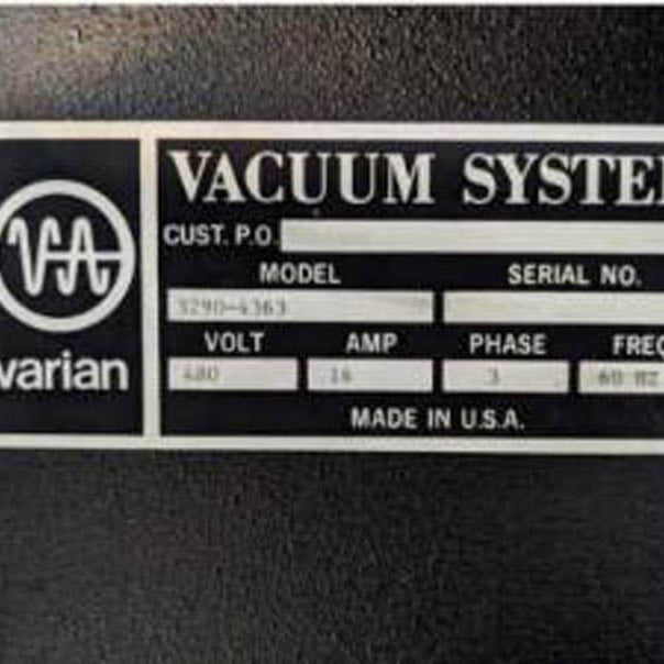 Novellus / Varian 3290 PVD Sputter (Physical Vapor Deposition)