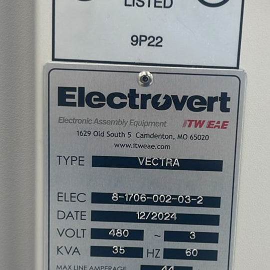 Electrovert Vectra Wave Soldering Machine