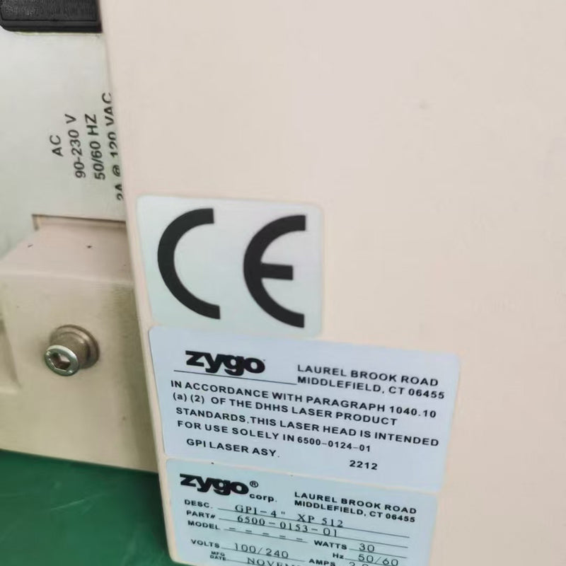 Zygo GPI 4'' XP 512 Interferometer