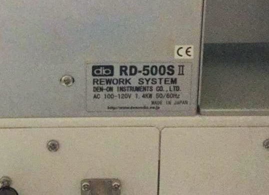 DEN-ON RD 500 SII BGA Rework Station