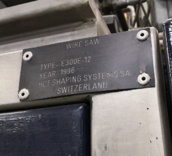 HCT 300 E 12 Slurry Wire Saw