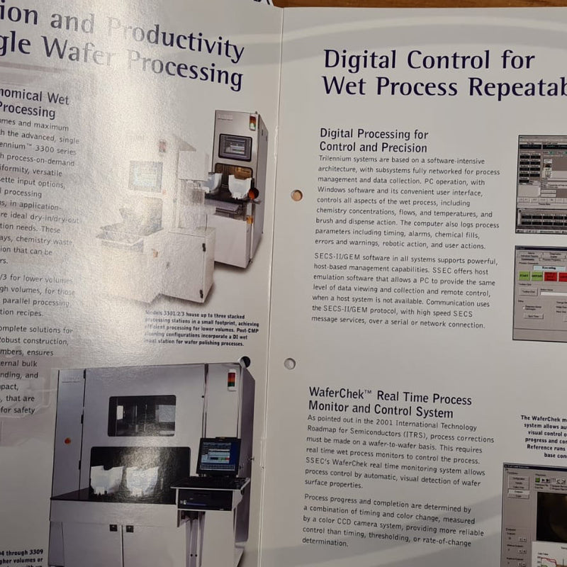 SSEC M 3300 Single Wafer Wet Processor