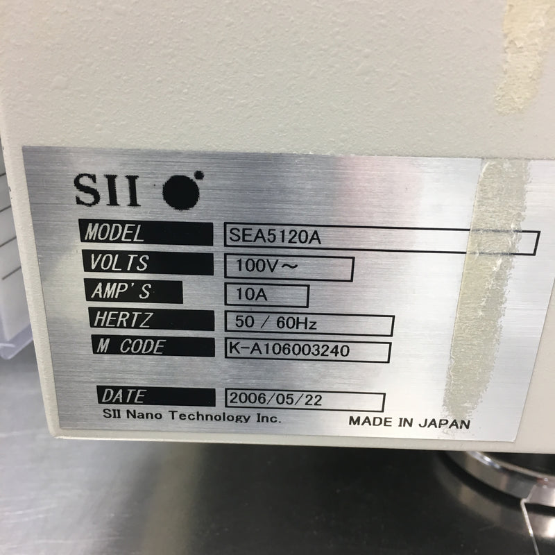 Seiko SEA 5120 A XRF (X-ray Fluorescence)