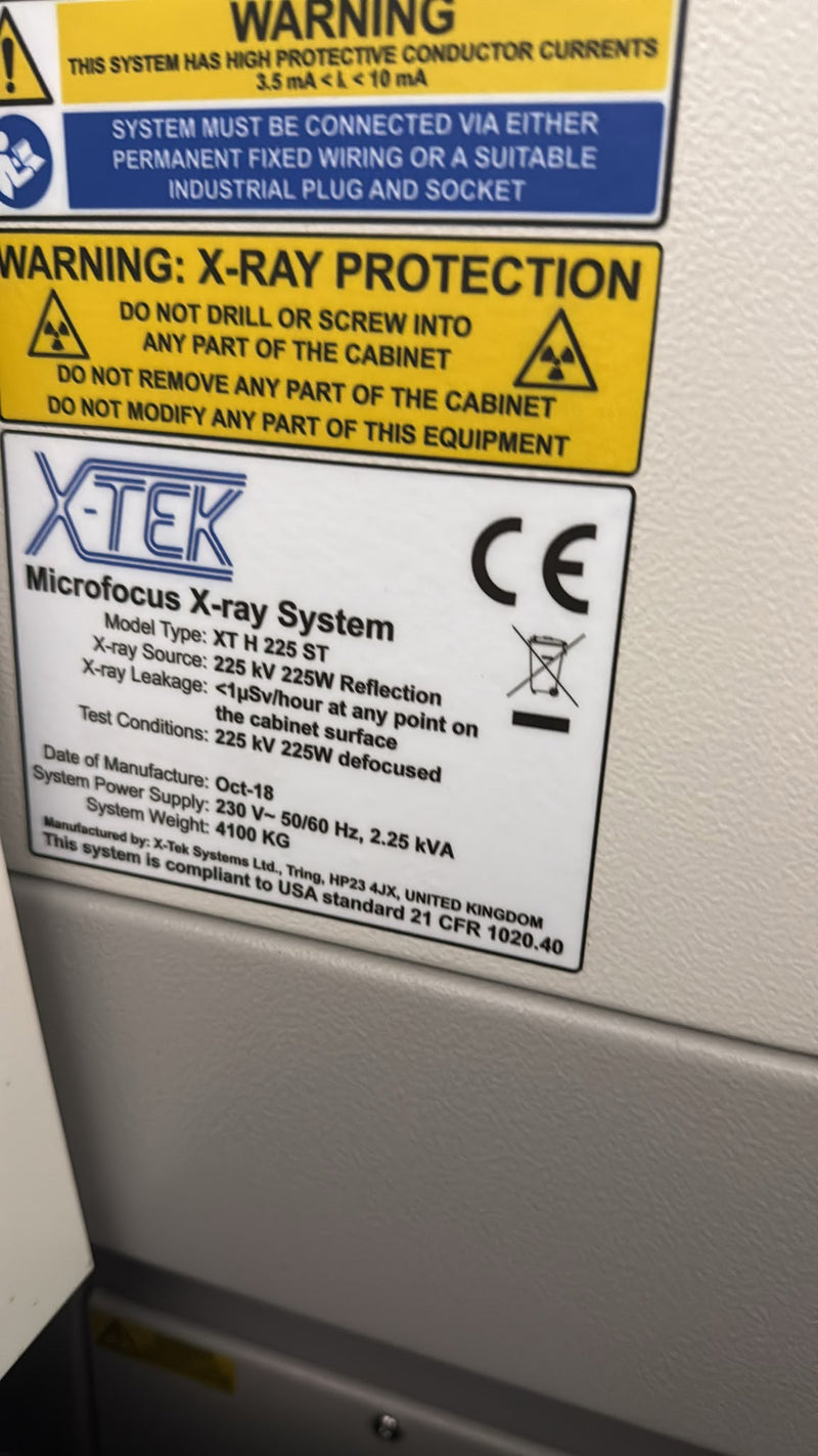 X-Tek / Nikon XT H 225 ST X-ray System