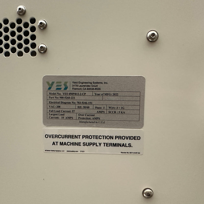 Yes 450 PB 12-2 CP Polyimide Bake Oven