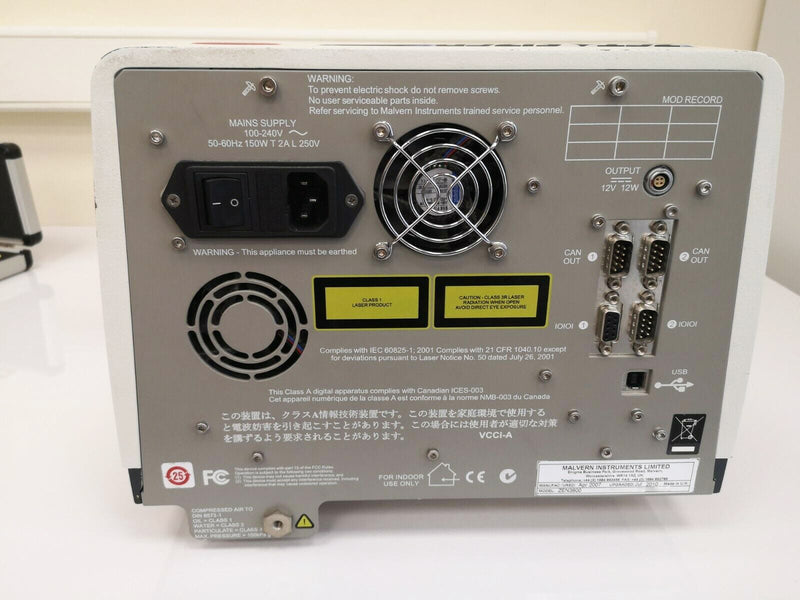 Malvern Panalytical Zetasizer Zen 3600 Analyzer