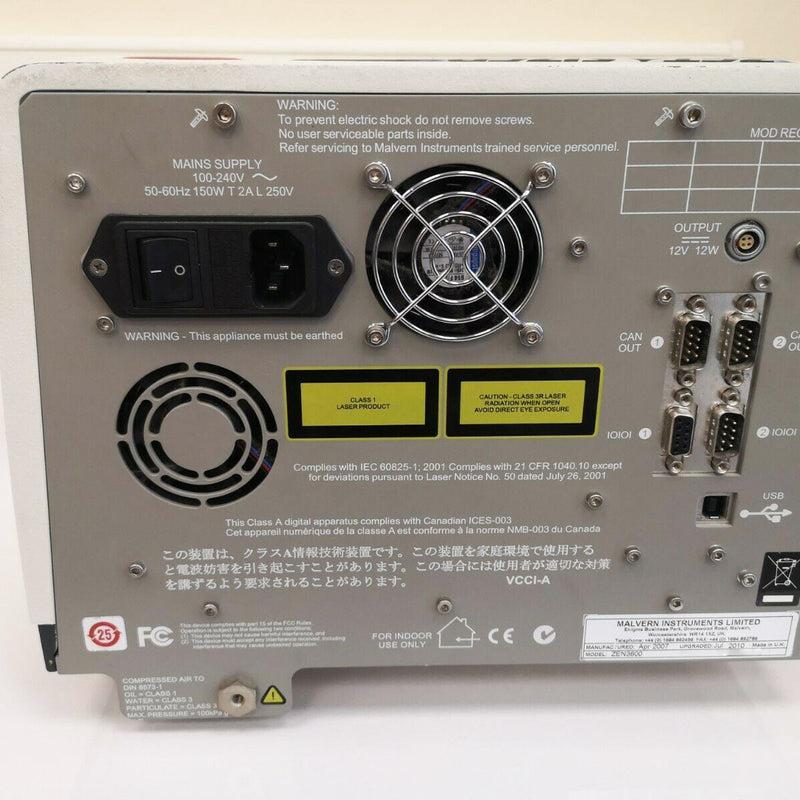 Malvern Panalytical Zetasizer Zen 3600 Analyzer