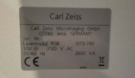 Zeiss 510 Confocal Microscope