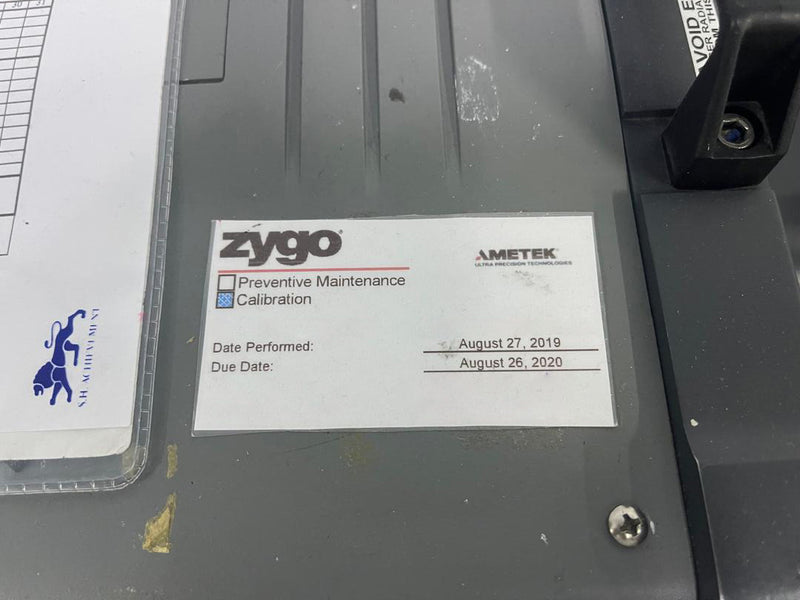 Zygo Verifire XP/D Laser Interferometer