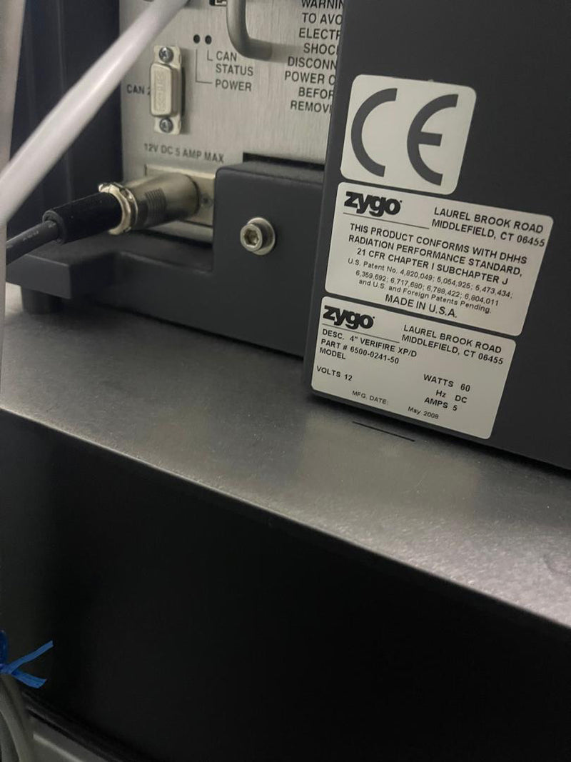 Zygo Verifire XP/D Laser Interferometer