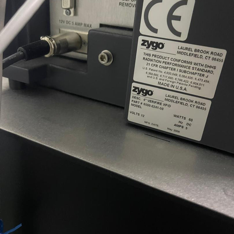 Zygo Verifire XP/D Laser Interferometer