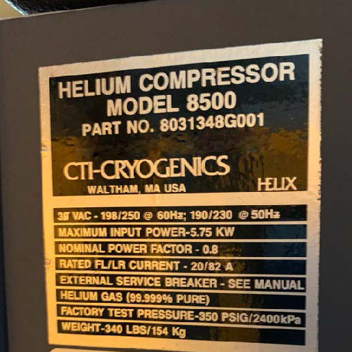 CTI 8500 Compressor