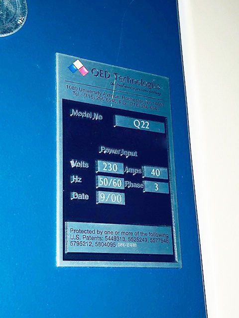 QED Technologies Q 22 MRF Precision Polisher