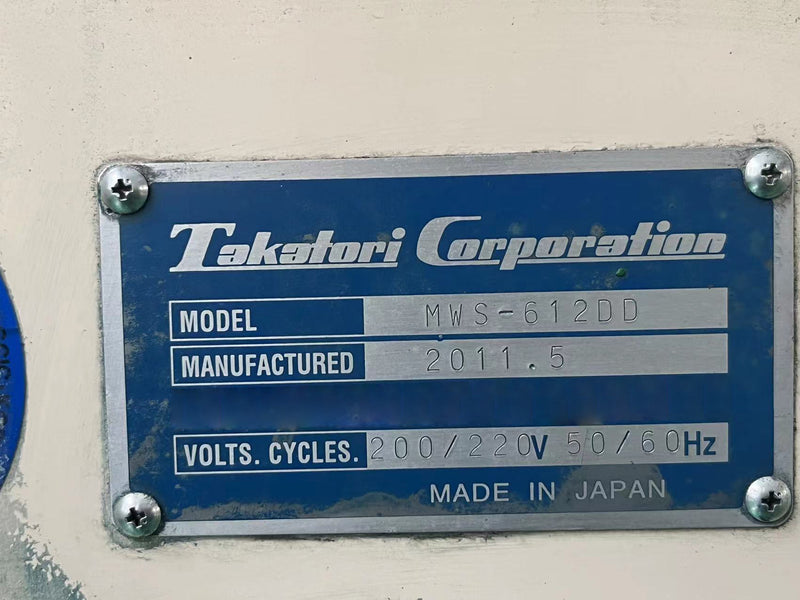 Takatori MWS 612 DD Wire Saw