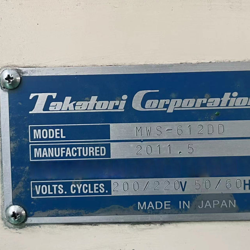 Takatori MWS 612 DD Wire Saw