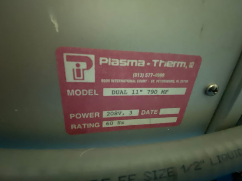 Plasmatherm 790 RIE-PECVD (Reactive Ion Etcher - Plasma-Enhanced Chemical Vapor Deposition)