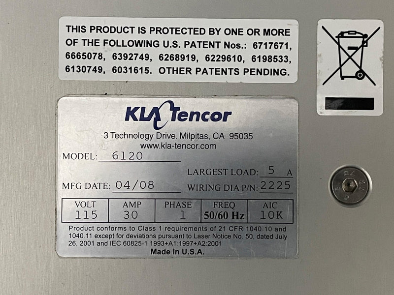 KLA Candela 6120 Surface Inspection System