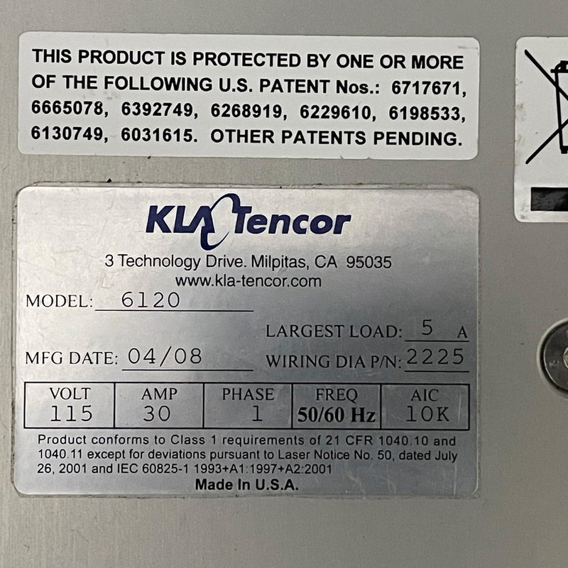 KLA Candela 6120 Surface Inspection System