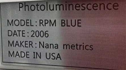 ONTO / Nanometrics RPMBlue Photoluminescence Mapping System